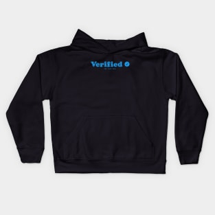 Verified By Your Mom (Blue) [Rx-Tp] Kids Hoodie